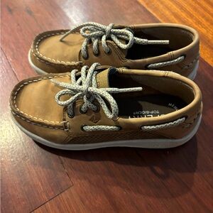 Sperry Brown Leather Boat Shoes